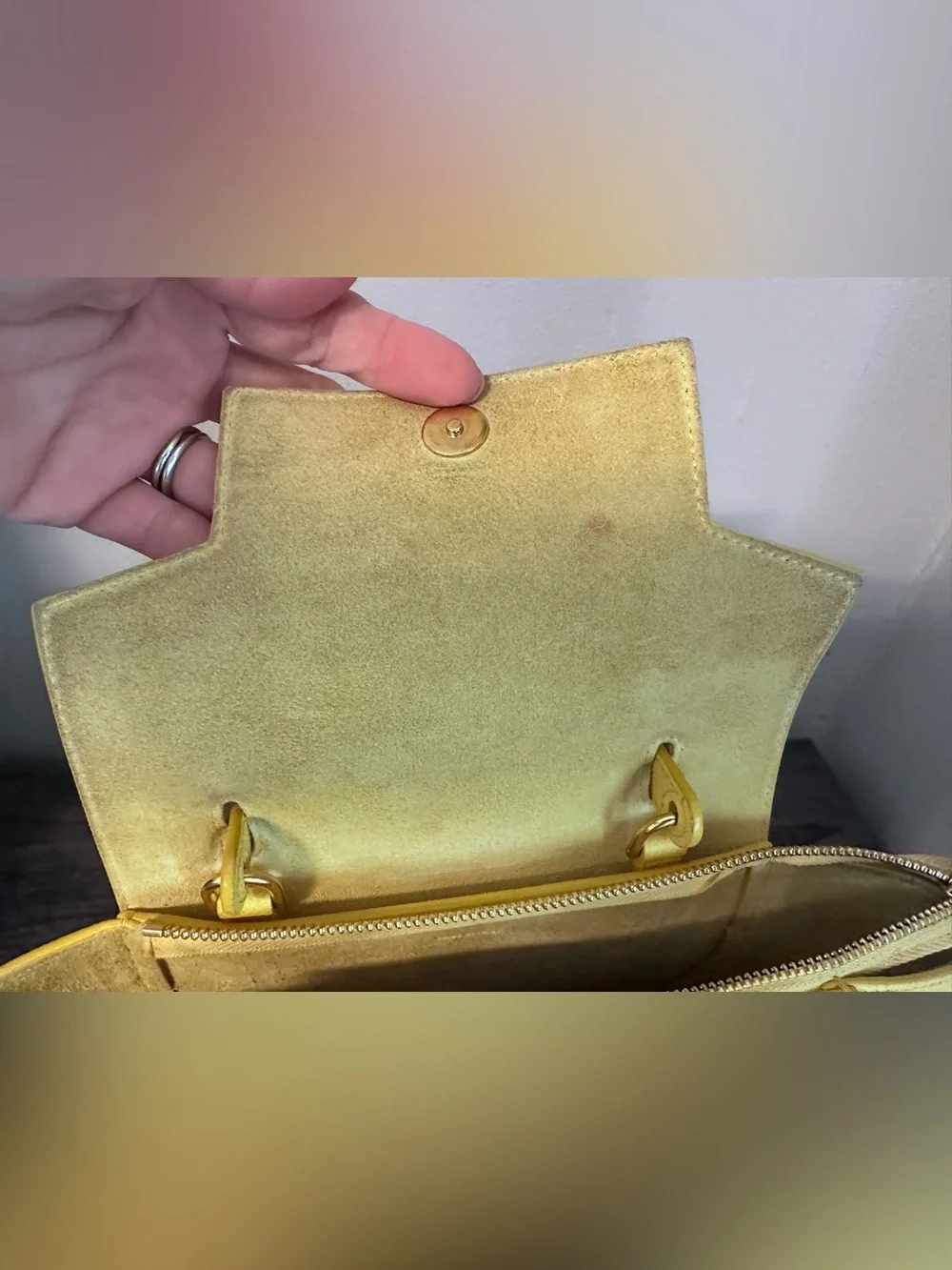 Celine Nano Belt Yellow Calfskin